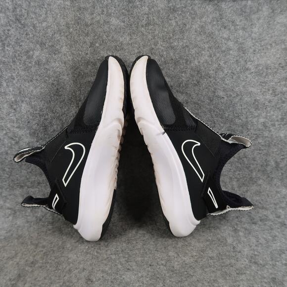 Nike Shoes Kids Toddler 12C Flex Sneaker Slip On Running Play Active Black White - Picture 8 of 11
